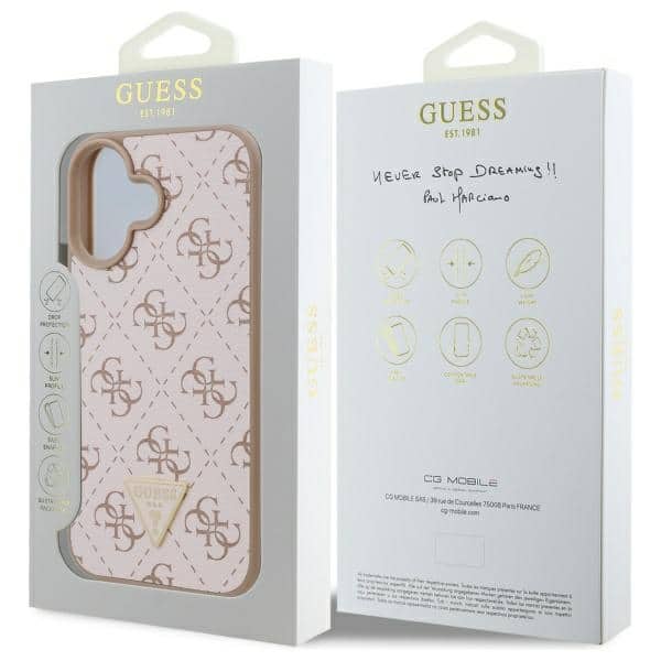 Guess New 4G Triangle - θήκη για Apple iPhone 16 Plus - Λευκό - Image 8