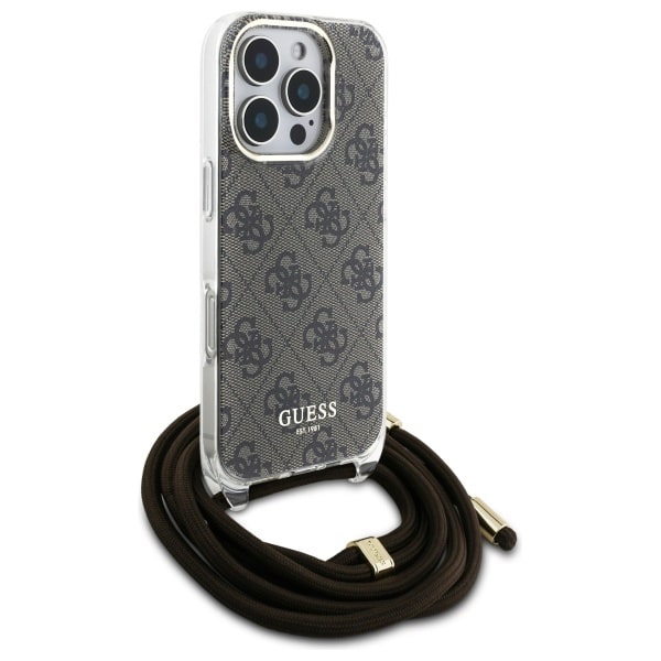 Guess Crossbody Cord 4G Print - θήκη για Apple iPhone 16 Pro - Πολύχρωμο - Image 3