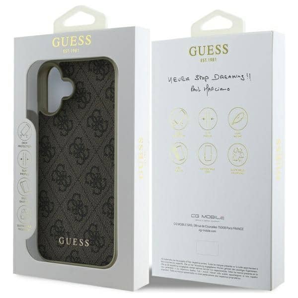Guess 4G Charms - θήκη για Apple iPhone 16 - Καφέ - Image 8