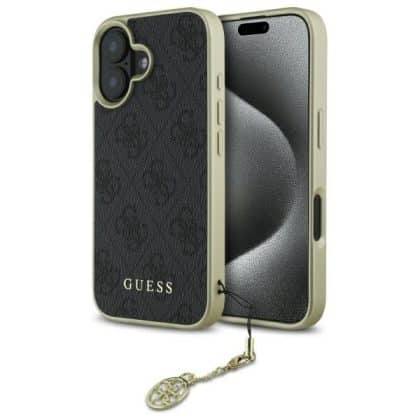 Guess 4G Charms - θήκη για Apple iPhone 16 - Μαύρο