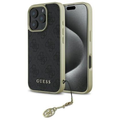 Guess Charms Collection - θήκη για Apple iPhone 16 Pro - Μαύρο