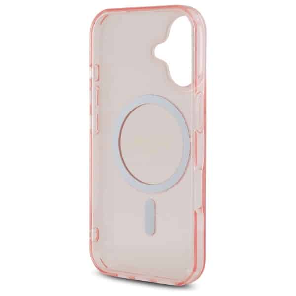 Guess IML Glitter Circle MagSafe - θήκη για Apple iPhone 16 - Ροζ - Image 7