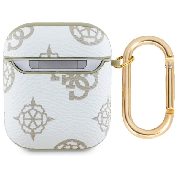 Guess GUA2PG4GPH AirPods 1/2 cover biały/white 4G Hook - Image 2