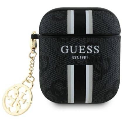 Guess GUA2P4RPSK AirPods 1/2 cover        μαύρο/black 4G Printed Stripes Charm