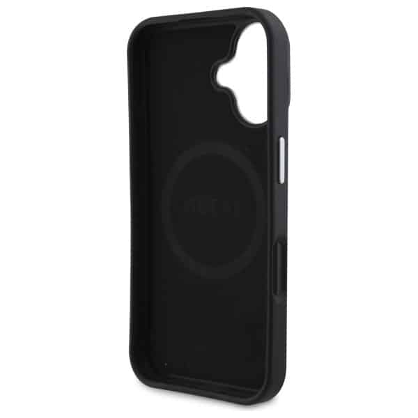 Guess Grained Triangle MagSafe - θήκη για Apple iPhone 16 Plus - Μαύρο - Image 7