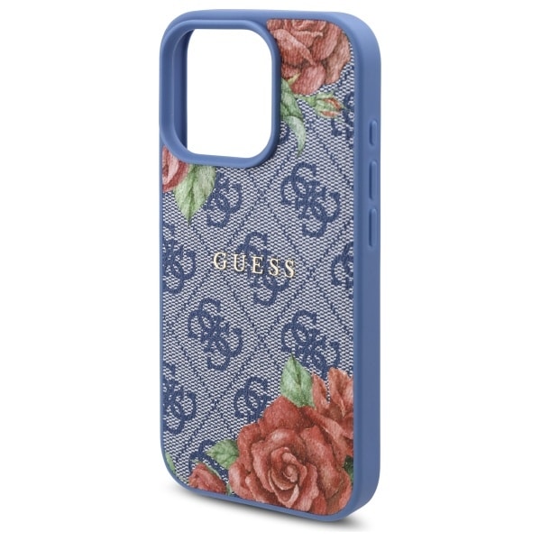 Guess 4G Flowers - θήκη για Apple iPhone 16 Pro Max - Μπλε - Image 6