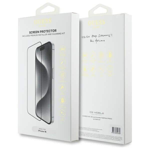 Guess GUTGP16SBOKGCIT iPhone 16 6.1" Screen Protector 2.5D Outline - - Image 2