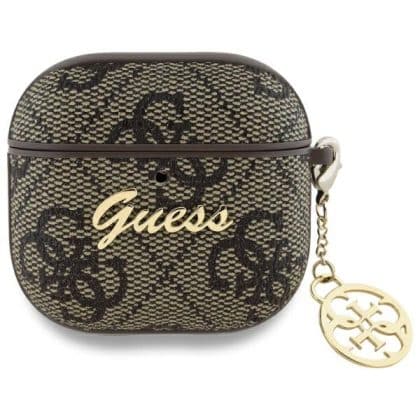 Guess GUA4G4GSMW AirPods 4 cover          καφέ/brown 4G Charm Collection