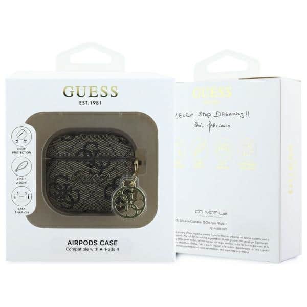 Guess GUA4G4GSMW AirPods 4 cover καφέ/brown 4G Charm Collection - Image 3