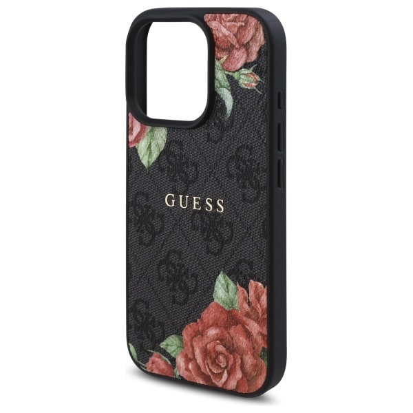 Guess 4G Flowers Print - θήκη για Apple iPhone 16 Pro Max - Μαύρο - Image 6