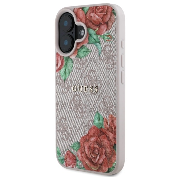 Guess 4G Flowers Print - θήκη για Apple iPhone 16 - Ροζ - Image 2