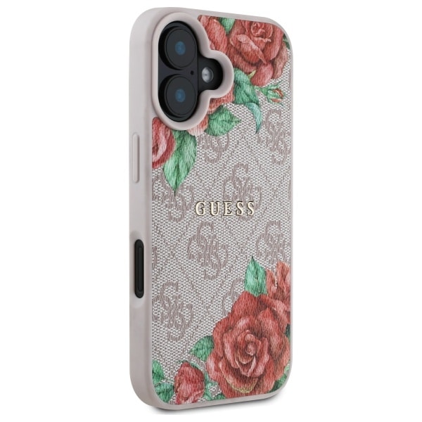 Guess 4G Flowers Print - θήκη για Apple iPhone 16 - Ροζ - Image 4