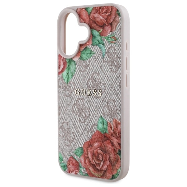 Guess 4G Flowers Print - θήκη για Apple iPhone 16 - Ροζ - Image 6
