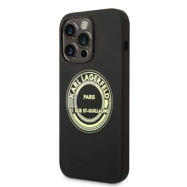 Karl Lagerfeld Silicone RSG - θήκη για Apple iPhone 14 Pro - Μαύρο - Image 2