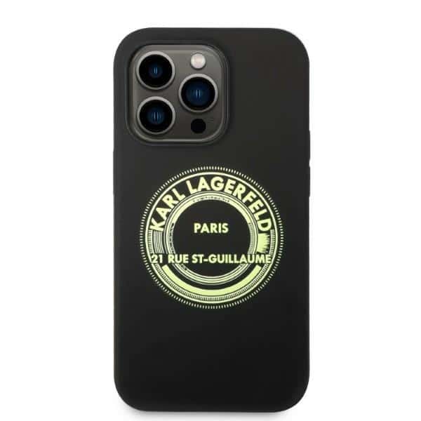 Karl Lagerfeld Silicone RSG - θήκη για Apple iPhone 14 Pro - Μαύρο - Image 3