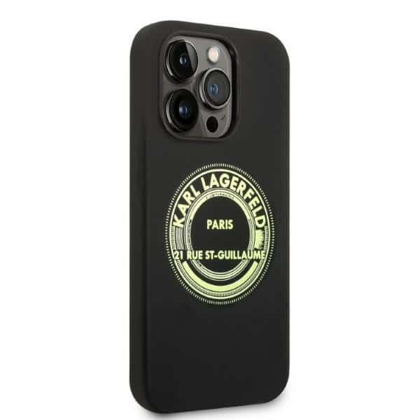 Karl Lagerfeld Silicone RSG - θήκη για Apple iPhone 14 Pro - Μαύρο - Image 4