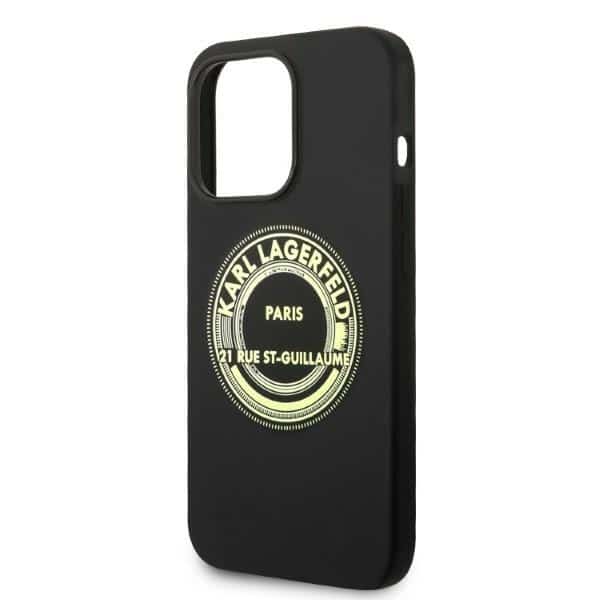 Karl Lagerfeld Silicone RSG - θήκη για Apple iPhone 14 Pro - Μαύρο - Image 6