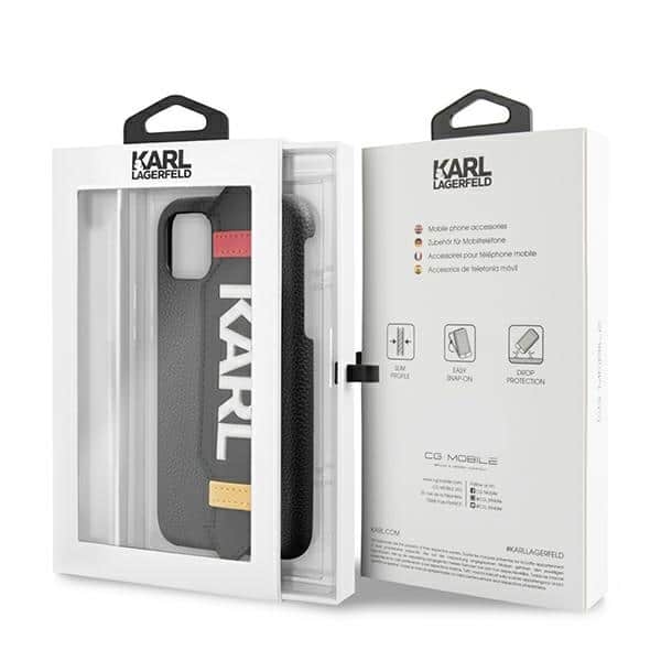 Karl Lagerfeld KLHCN58HDAWBK - θήκη για Apple iPhone 11 Pro - Μαύρο - Image 7