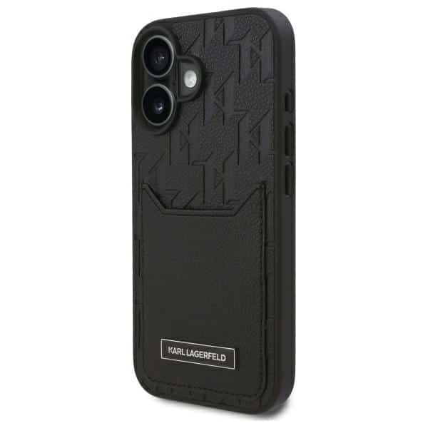 Karl Lagerfeld Cardslots Monogram - θήκη για Apple iPhone 16 - Μαύρο - Image 2