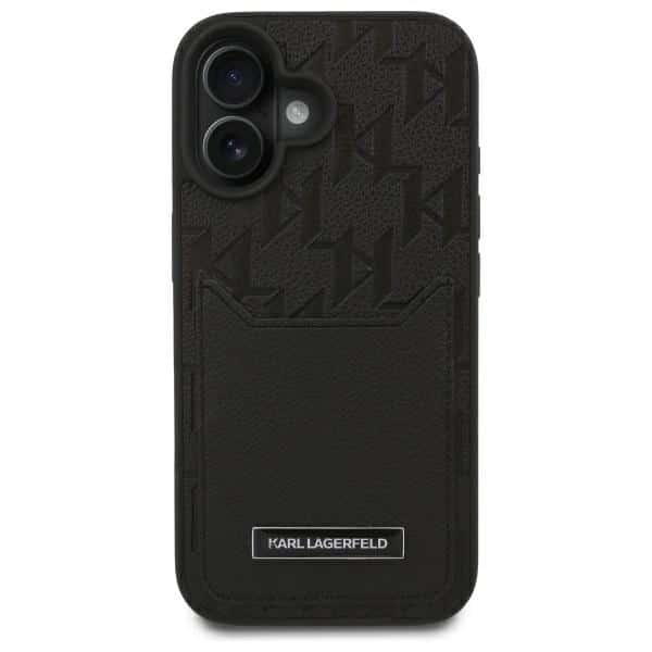 Karl Lagerfeld Cardslots Monogram - θήκη για Apple iPhone 16 - Μαύρο - Image 3