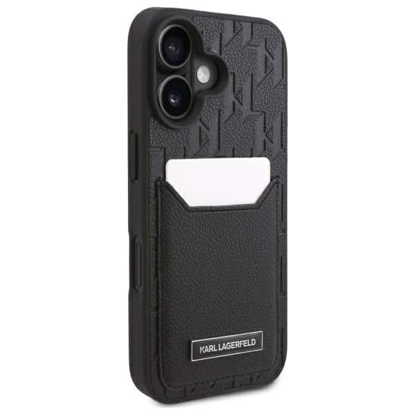 Karl Lagerfeld Cardslots Monogram - θήκη για Apple iPhone 16 - Μαύρο - Image 4