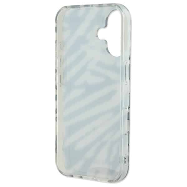 Karl Lagerfeld IML Zebra Pattern & Cord - θήκη για Apple iPhone 16 - Μαύρο - Image 6