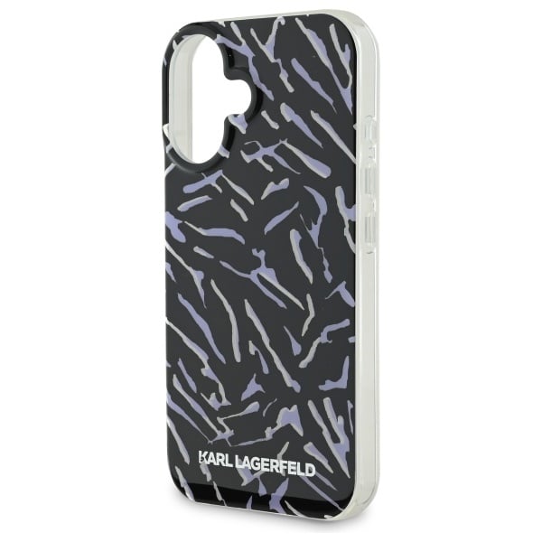 Karl Lagerfeld Zebra With Cord - θήκη για Apple iPhone 16 Plus - Μωβ - Image 5