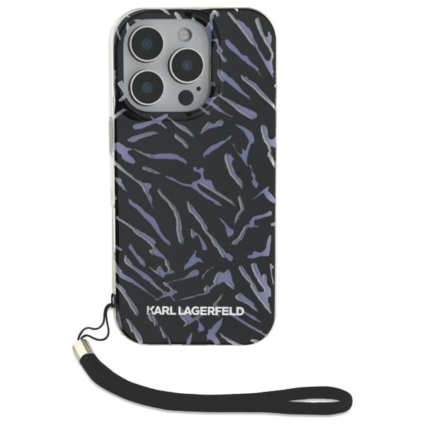 Karl Lagerfeld Zebra With Cord - θήκη για Apple iPhone 16 Pro - Μωβ - Image 2