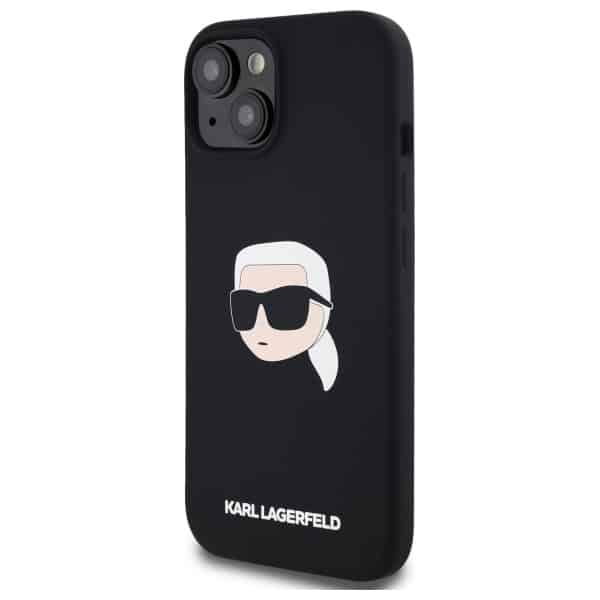Karl Lagerfeld Silicone Karl Head Print Magsafe - θήκη για Apple iPhone 15 - Μαύρο - Image 2