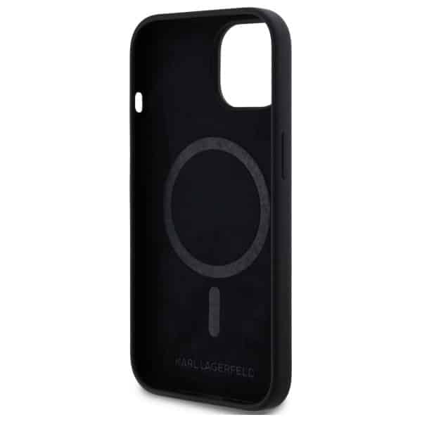 Karl Lagerfeld Silicone Karl Head Print Magsafe - θήκη για Apple iPhone 15 - Μαύρο - Image 7