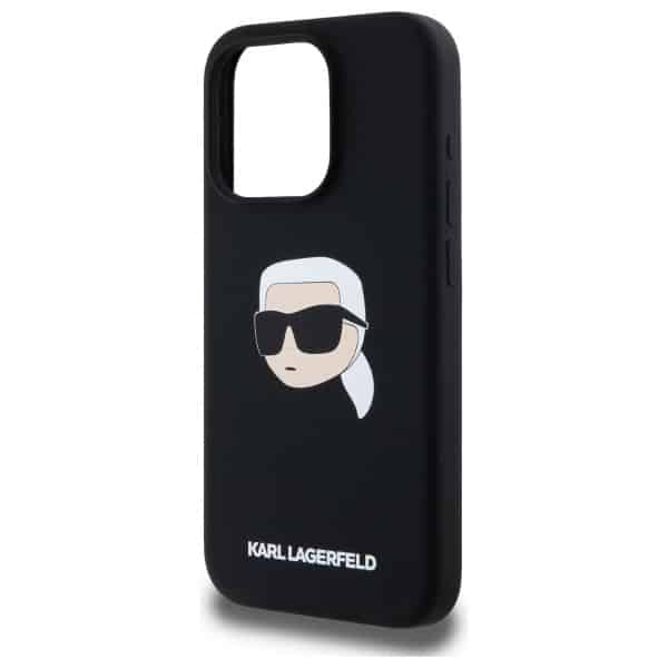 Karl Lagerfeld Silicone Karl Head Print Magsafe - θήκη για Apple iPhone 15 Pro - Μαύρο - Image 6