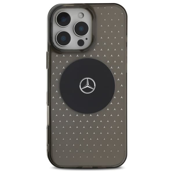 Mercedes Star Pattern MagSafe - θήκη για Apple iPhone 16 Pro - Μαύρο - Image 3