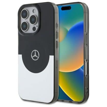 Mercedes Double Layer BiColor MagSafe - θήκη για Apple iPhone 16 Pro - Μαύρο