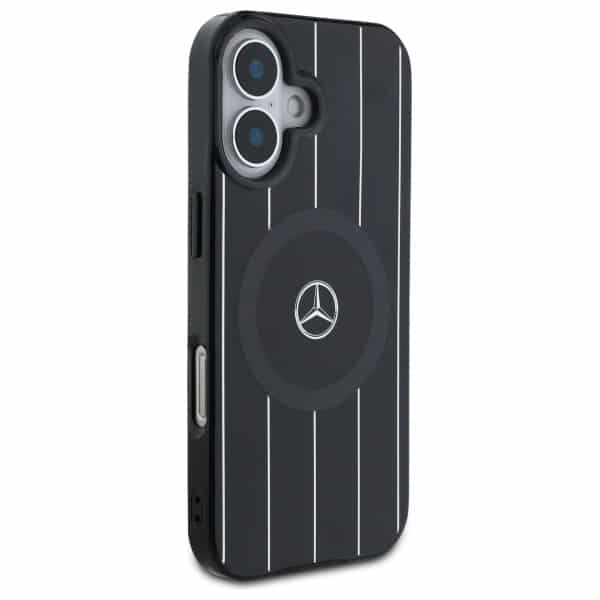 Mercedes Double Layer Crossed Lines MagSafe - θήκη για Apple iPhone 16 - Μαύρο - Image 4