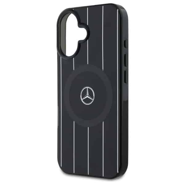 Mercedes Double Layer Crossed Lines MagSafe - θήκη για Apple iPhone 16 - Μαύρο - Image 6
