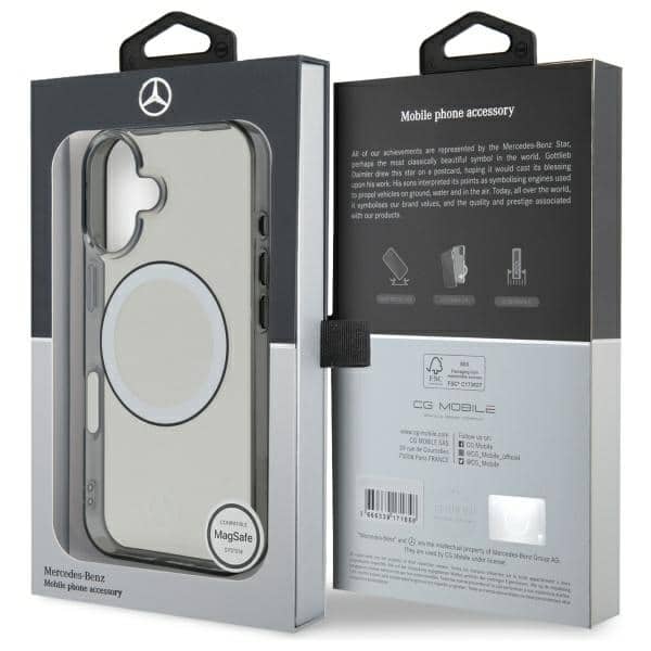 Mercedes Printed logo MagSafe - θήκη για Apple iPhone 16 - Διάφανο - Image 8