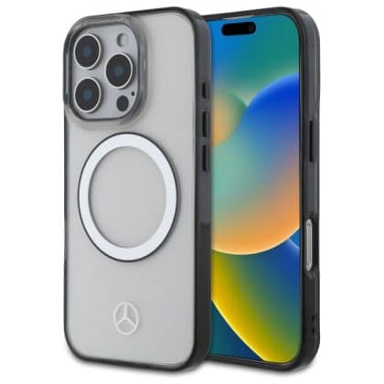 Mercedes Printed logo MagSafe - θήκη για Apple iPhone 16 Pro Max - Διάφανο