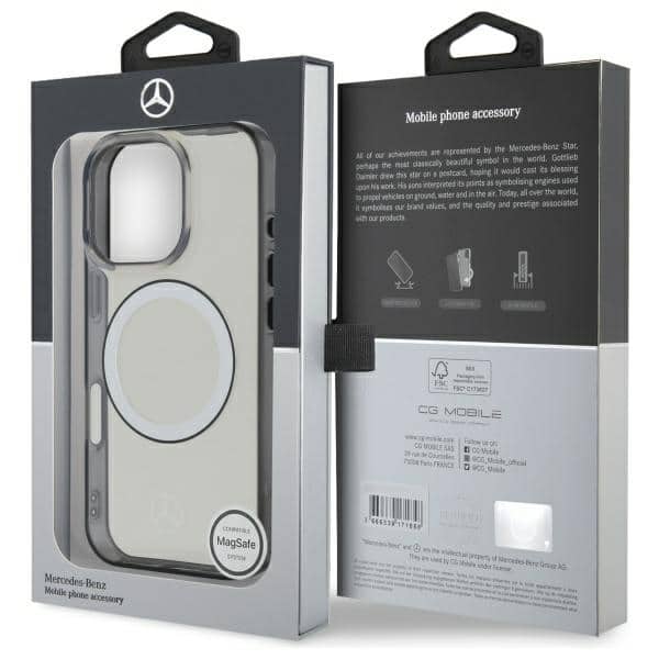 Mercedes Printed logo MagSafe - θήκη για Apple iPhone 16 Pro Max - Διάφανο - Image 8