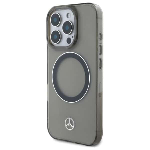 Mercedes Silver Ring MagSafe - θήκη για Apple iPhone 16 Pro Max - Μαύρο - Image 2