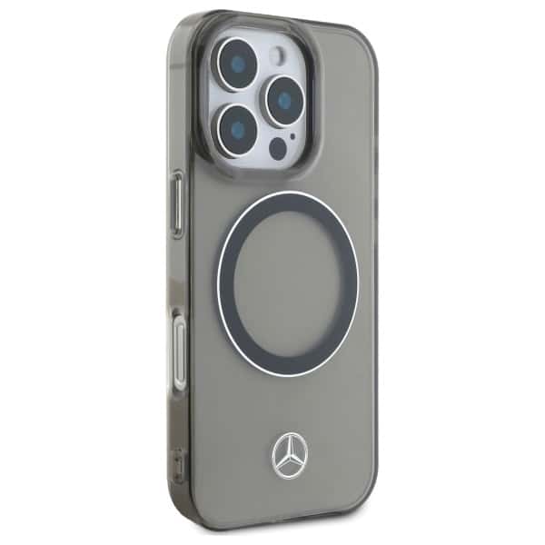 Mercedes Silver Ring MagSafe - θήκη για Apple iPhone 16 Pro Max - Μαύρο - Image 4
