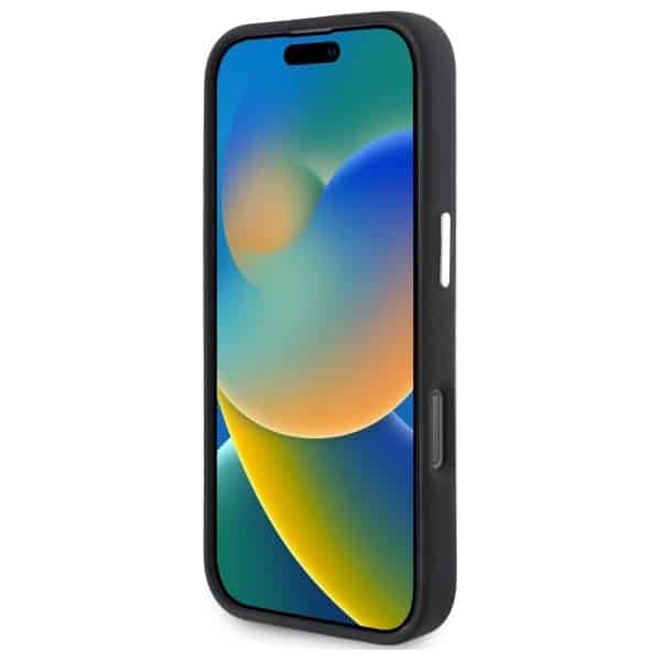 Mercedes Silicone Vertical Tonal Stripes - θήκη για Apple iPhone 16 Pro Max - Μαύρο - Image 5
