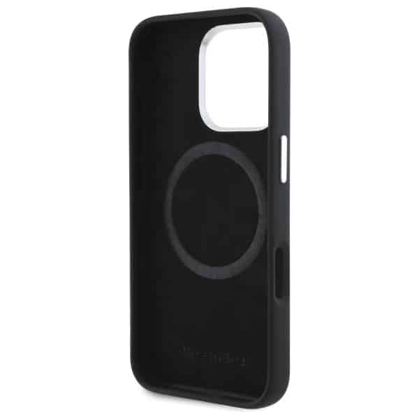 Mercedes Silicone Vertical Tonal Stripes - θήκη για Apple iPhone 16 Pro Max - Μαύρο - Image 7