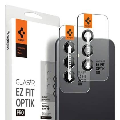 Spigen Optik.Tr Camera Sam S23 FE EZ FIT Lens 2szt./2pcs μαύρο