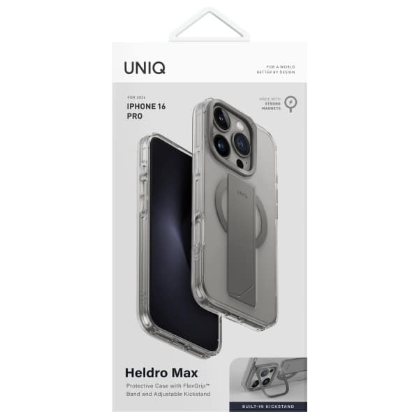 UNIQ Heldro Max - θήκη για Apple iPhone 16 Pro - Διάφανο - Image 4