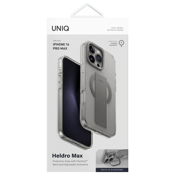 UNIQ Heldro Max - θήκη για Apple iPhone 16 Pro Max - Διάφανο - Image 4