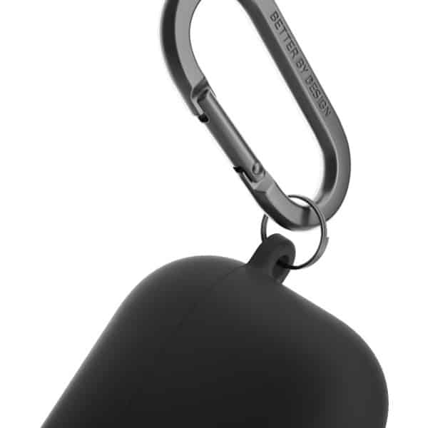 UNIQ θήκη Nexo AirPods 4 + Ear Hooks σιλικόνη μαύρη/black - Image 7