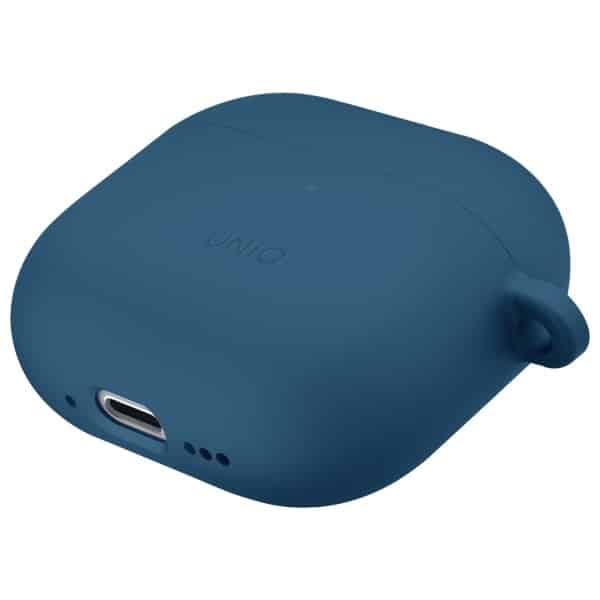 UNIQ θήκη Nexo AirPods 4 + Ear Hooks σιλικόνης Pacific blue - Image 4