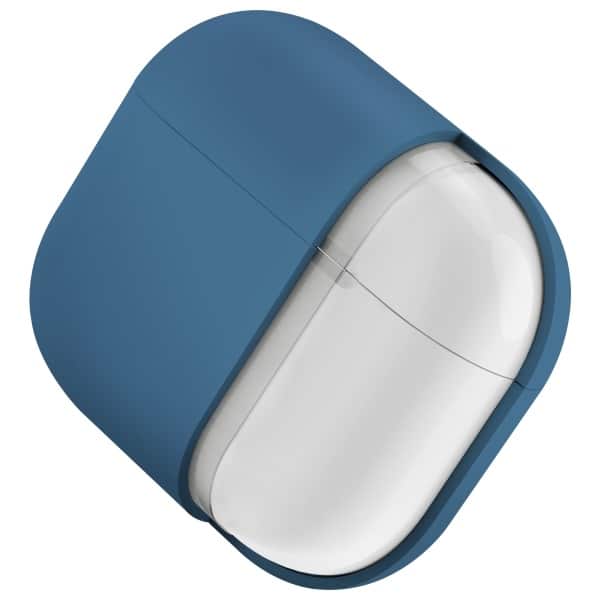 UNIQ θήκη Nexo AirPods 4 + Ear Hooks σιλικόνης Pacific blue - Image 5
