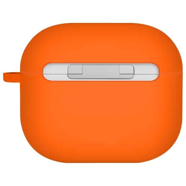 UNIQ θήκη Nexo AirPods 4 + Ear Hooks σιλικόνης πορτοκαλί/volt orange - Image 2