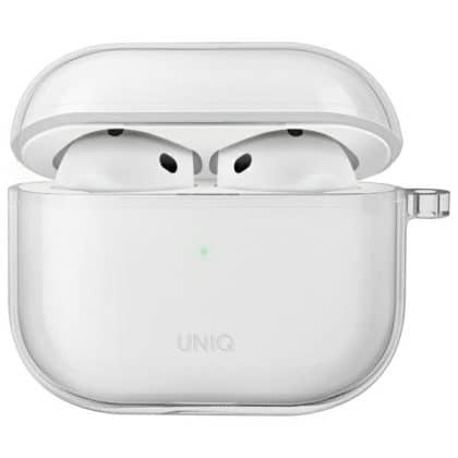 UNIQ θήκη Glase AirPods 4 διαφανής/γυαλιστερή